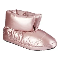 Isotoner Mikaela Nylon Puffer Womens Memory Foam Bootie Slippers
