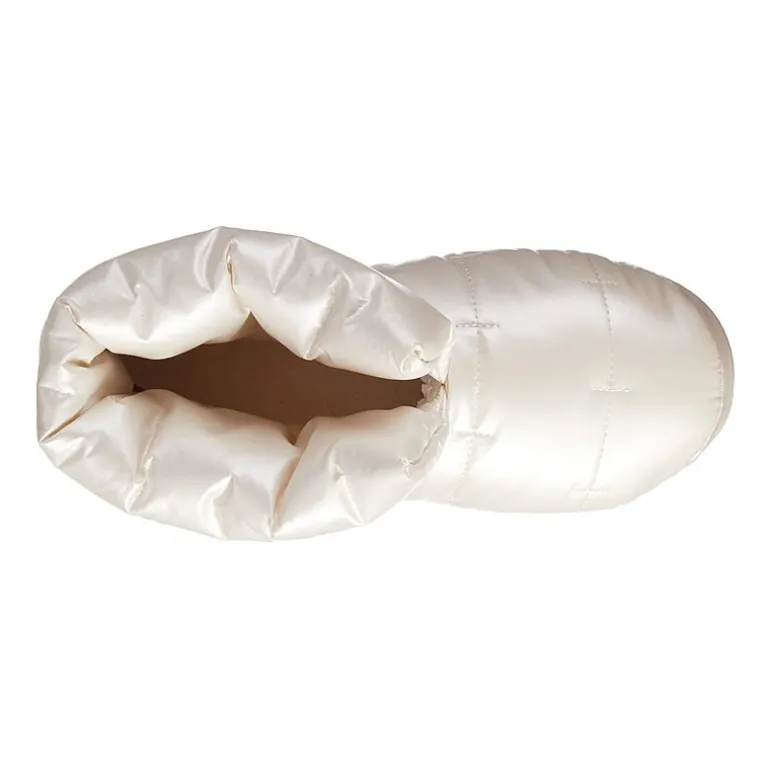 Isotoner Mikaela Nylon Puffer Womens Memory Foam Bootie Slippers