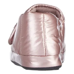 Isotoner Mikaela Nylon Puffer Closedback Womens Memory Foam Slip-On Slippers