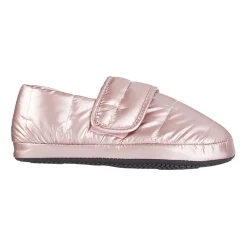 Isotoner Mikaela Nylon Puffer Closedback Womens Memory Foam Slip-On Slippers