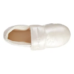 Isotoner Mikaela Nylon Puffer Closedback Womens Memory Foam Slip-On Slippers