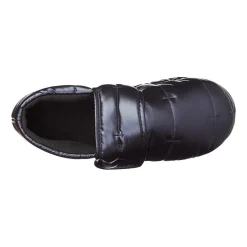 Isotoner Mikaela Nylon Puffer Closedback Womens Memory Foam Slip-On Slippers