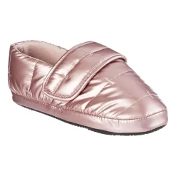 Isotoner Mikaela Nylon Puffer Closedback Womens Memory Foam Slip-On Slippers