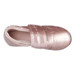 Isotoner Mikaela Nylon Puffer Closedback Womens Memory Foam Slip-On Slippers