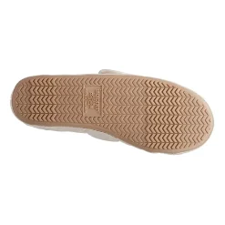 Isotoner Mikaela Nylon Puffer Closedback Womens Memory Foam Slip-On Slippers