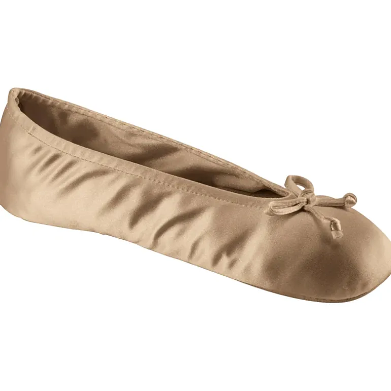 Isotoner® Satin Ballerina Slippers