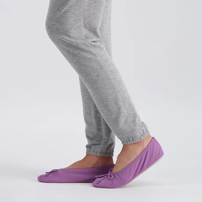 Isotoner Spandex Womens Ballerina Slippers
