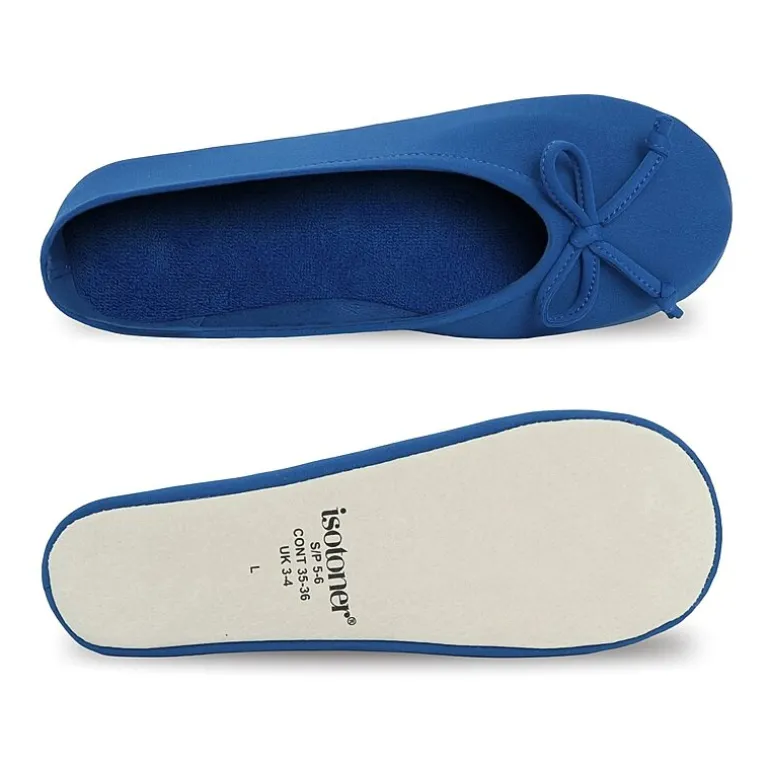 Isotoner Spandex Womens Ballerina Slippers