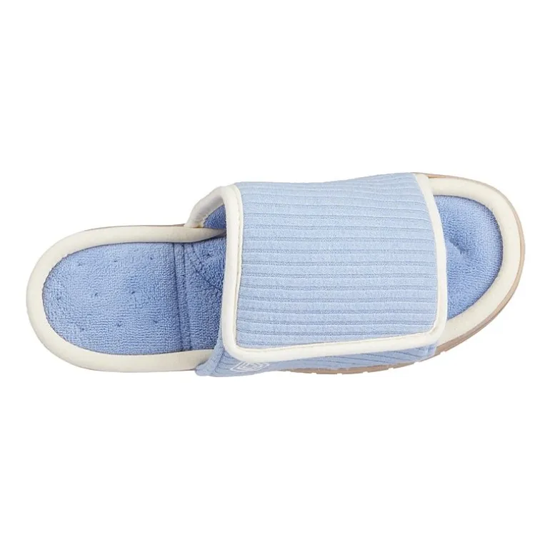Isotoner Sweater Knit Adjustable Womens Slip-On Slippers