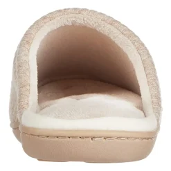 Isotoner Sweater Knit Womens Ballerina Slippers