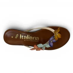 Italiana By Italian Shoemakers Womens Rhett Flat Sandals