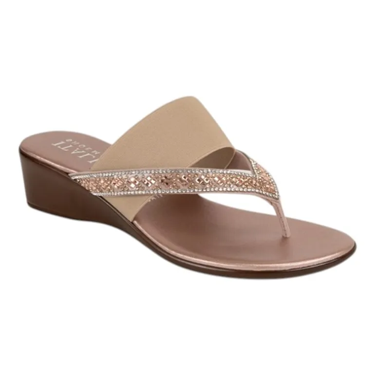 Italiana By Italian Shoemakers Womens Jase Wedge Sandals