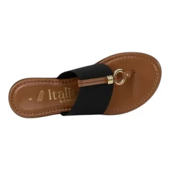 Italiana By Italian Shoemakers Womens Silas Flat Sandals