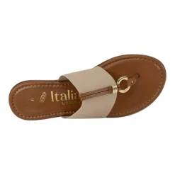 Italiana By Italian Shoemakers Womens Silas Flat Sandals