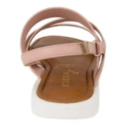 Italian Girls Esmeray Little & Big Kid Girls Slingback Strap Flat Sandals