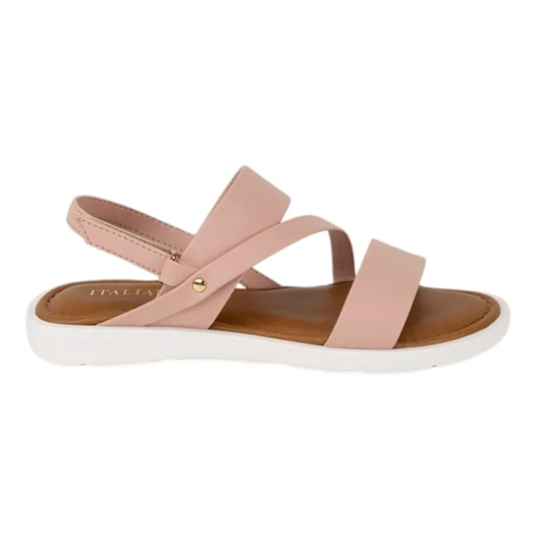 Italian Girls Esmeray Little & Big Kid Girls Slingback Strap Flat Sandals
