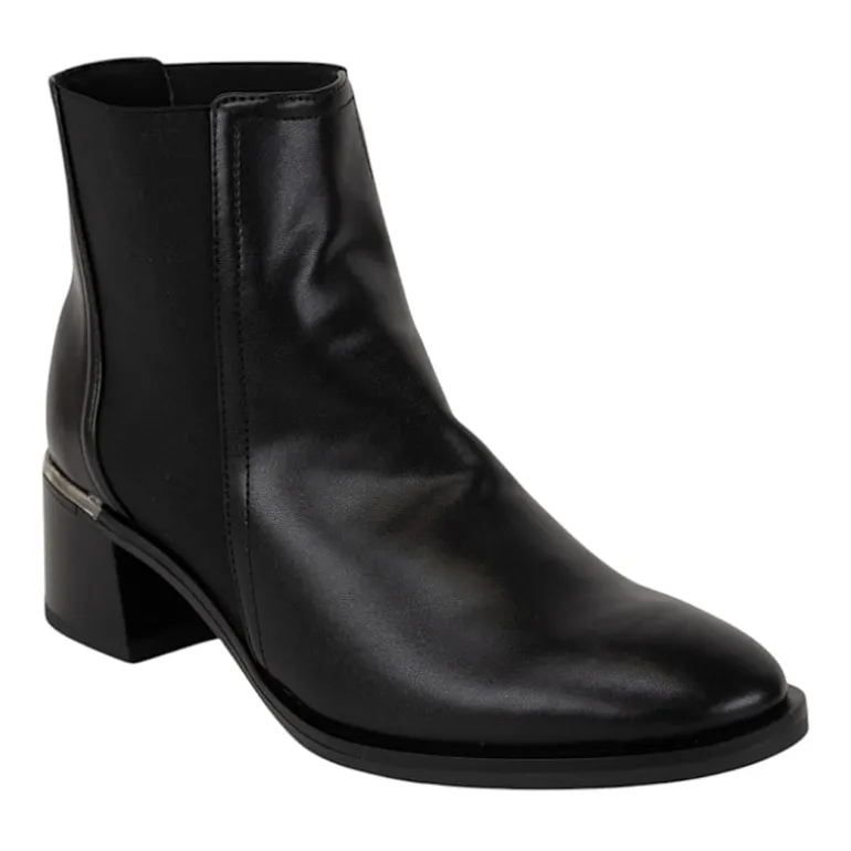 Italian Shoemakers Womens Bentley Block Heel Booties