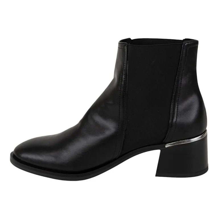 Italian Shoemakers Womens Bentley Block Heel Booties