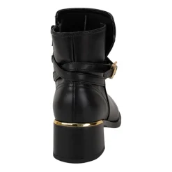 Italian Shoemakers Womens Vienna Block Heel Booties