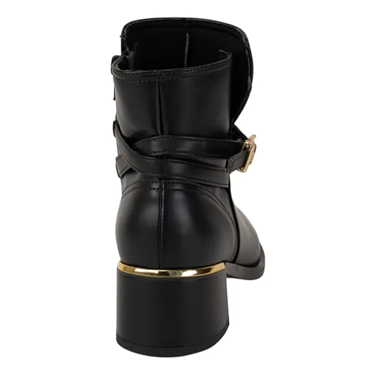 Italian Shoemakers Womens Vienna Block Heel Booties
