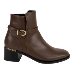 Italian Shoemakers Womens Vienna Block Heel Booties