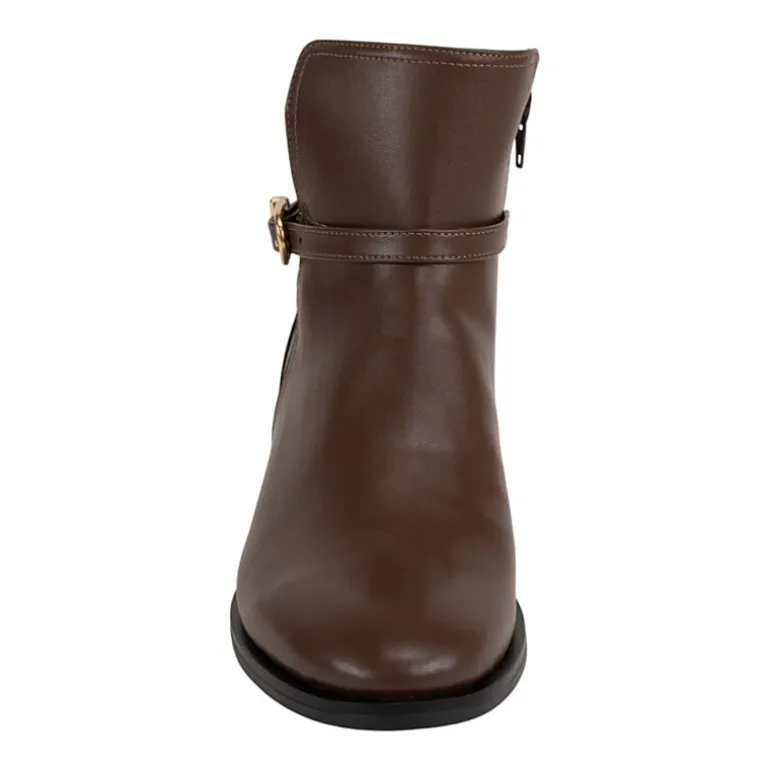Italian Shoemakers Womens Vienna Block Heel Booties