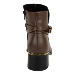 Italian Shoemakers Womens Vienna Block Heel Booties