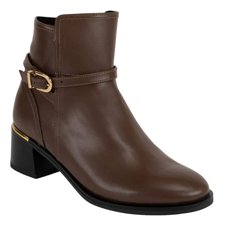 Italian Shoemakers Womens Vienna Block Heel Booties