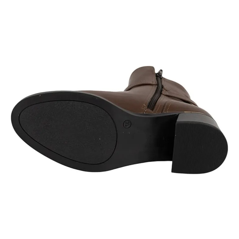 Italian Shoemakers Womens Vienna Block Heel Booties