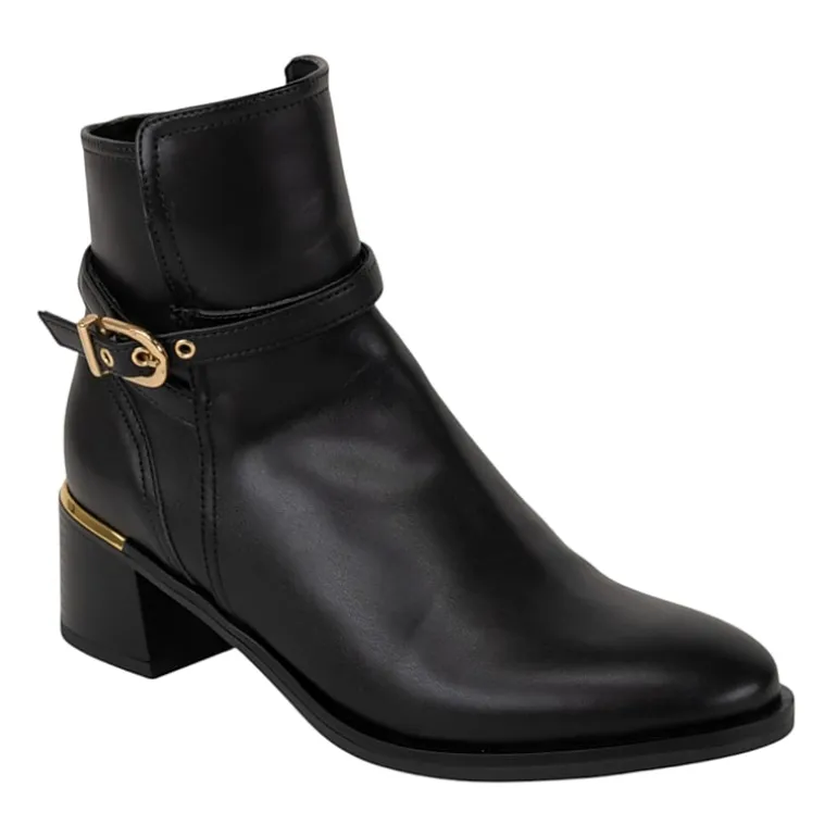 Italian Shoemakers Womens Vienna Block Heel Booties