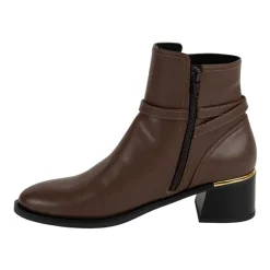 Italian Shoemakers Womens Vienna Block Heel Booties