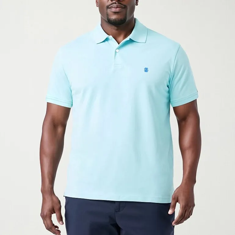 IZOD Advantage Performance Big and Tall Mens Regular Fit Short Sleeve Polo Shirt