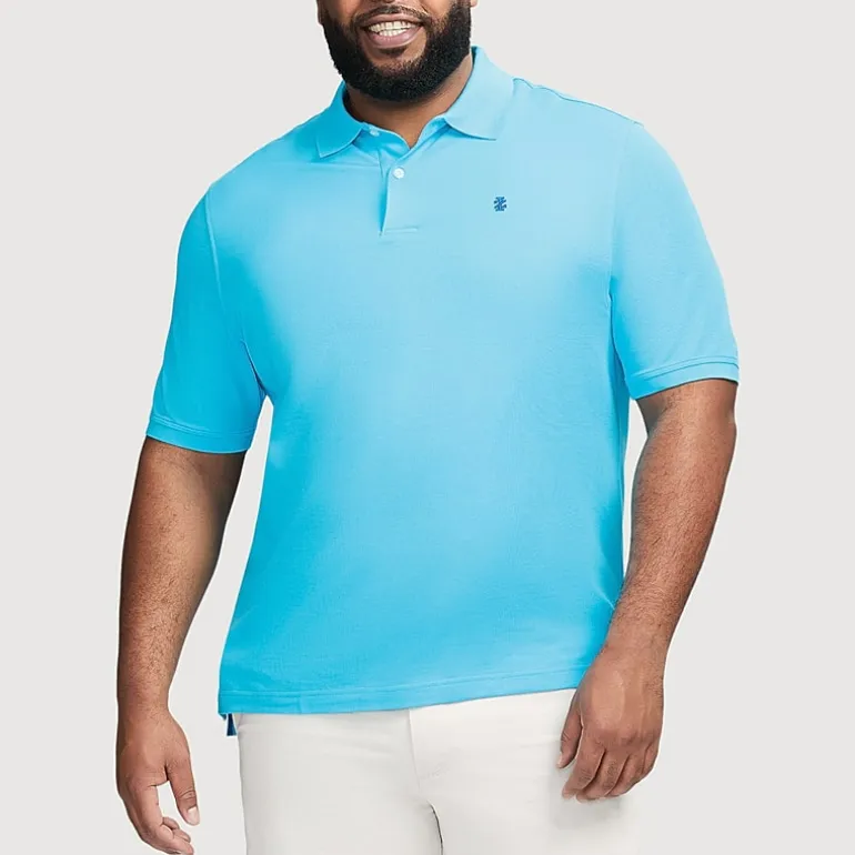 IZOD Advantage Performance Big and Tall Mens Classic Fit Short Sleeve Polo Shirt