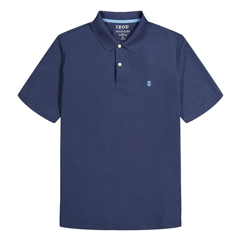 IZOD Advantage Performance Big and Tall Mens Classic Fit Short Sleeve Polo Shirt