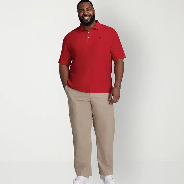 IZOD Advantage Performance Big and Tall Mens Classic Fit Short Sleeve Polo Shirt