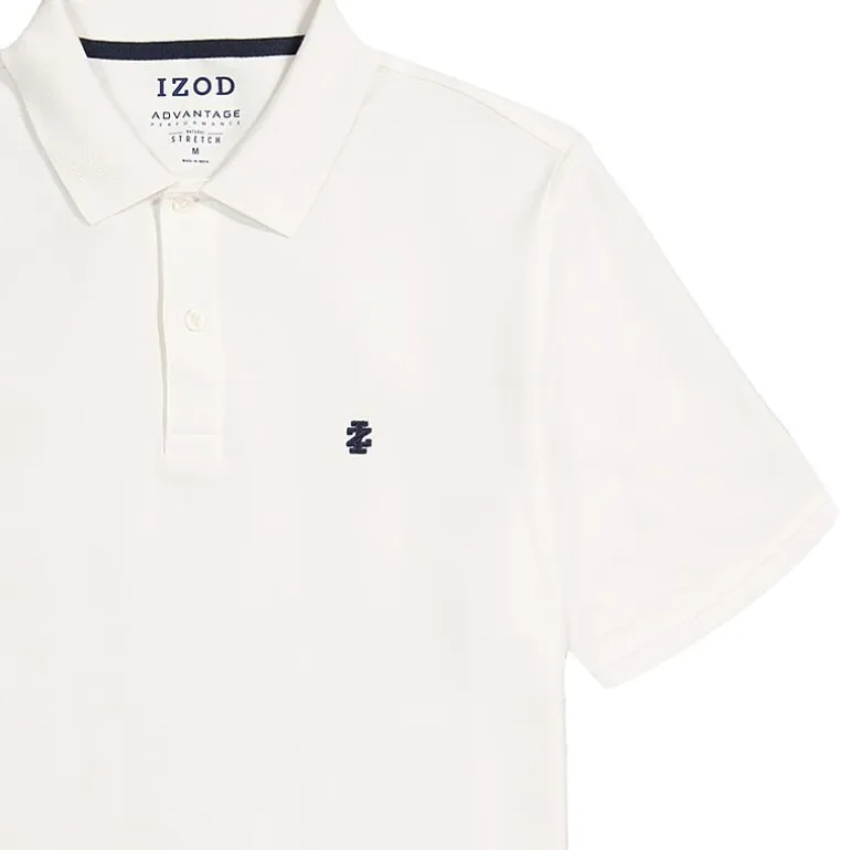 IZOD Advantage Performance Mens Classic Fit Short Sleeve Polo Shirt