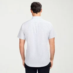 IZOD Breeze Mens Short Sleeve Athletic Fit Button-Down Shirt
