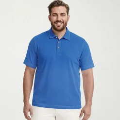 IZOD Dockside Slub Big and Tall Mens Classic Fit Short Sleeve Polo Shirt
