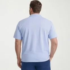 IZOD Dockside Slub Big and Tall Mens Classic Fit Short Sleeve Polo Shirt
