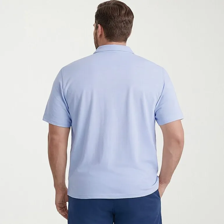 IZOD Dockside Slub Big and Tall Mens Classic Fit Short Sleeve Polo Shirt