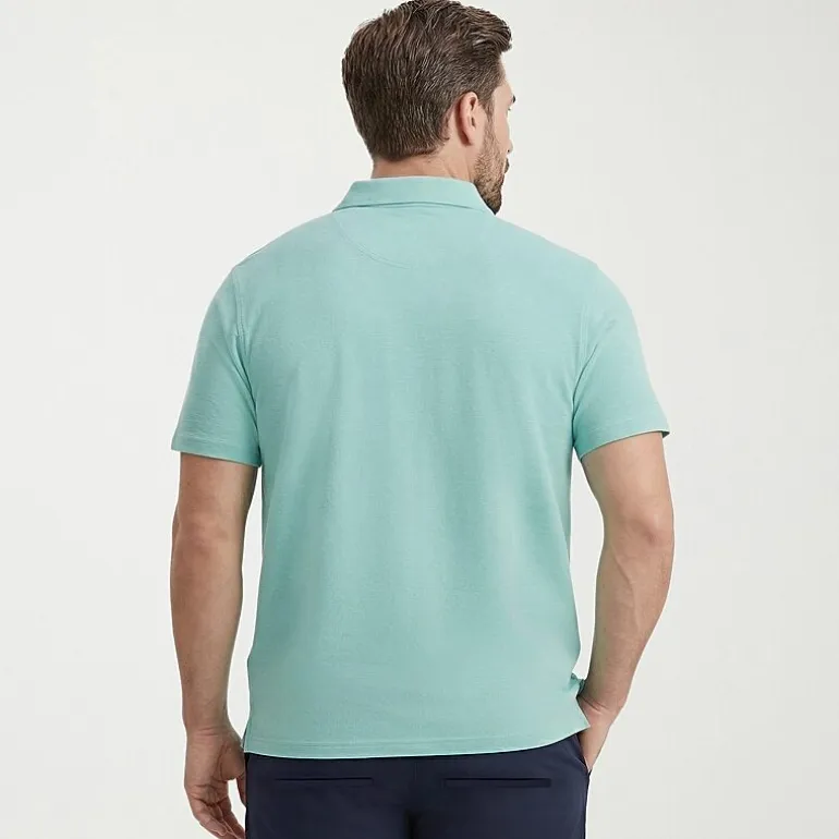 IZOD Dockside Slub Big and Tall Mens Classic Fit Short Sleeve Polo Shirt
