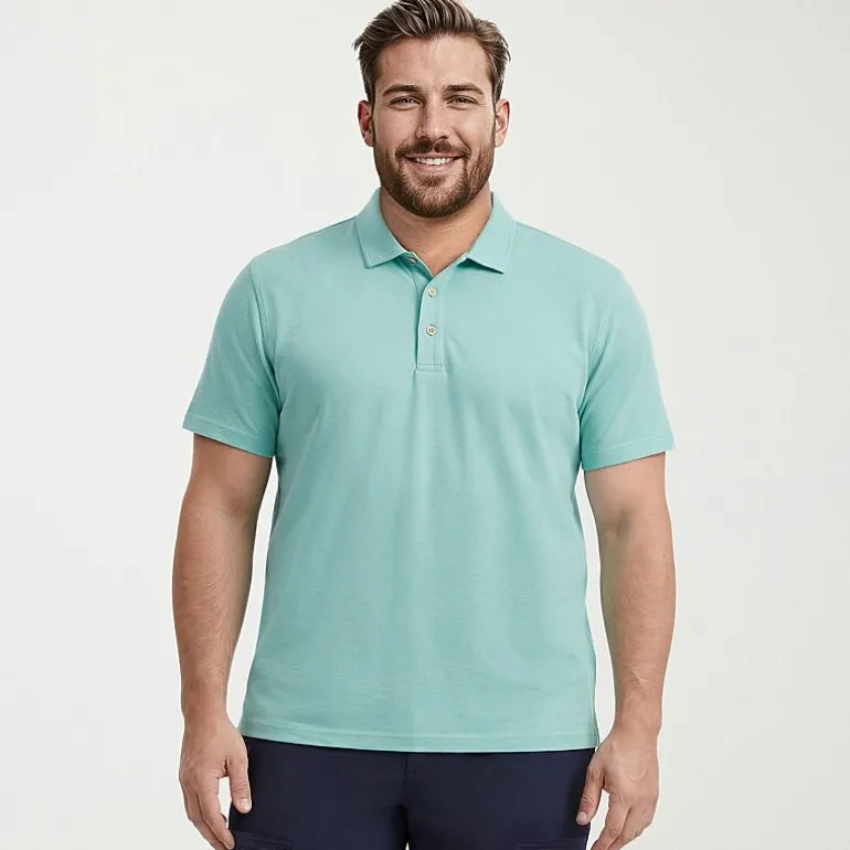 IZOD Dockside Slub Big and Tall Mens Classic Fit Short Sleeve Polo Shirt