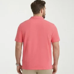 IZOD Dockside Slub Big and Tall Mens Classic Fit Short Sleeve Polo Shirt