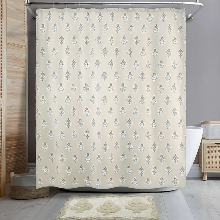 IZOD Henley Tufted With Non-Slip Latex Back Bath Rug