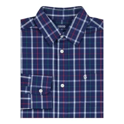 IZOD Little & Big Kid Boys Point Collar Long Sleeve Dress Shirt