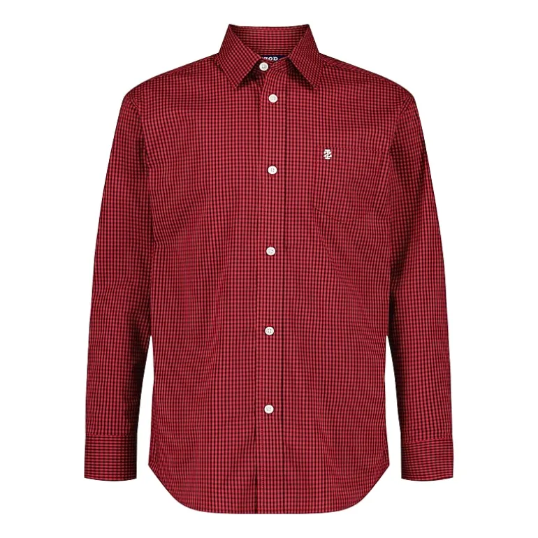 IZOD Little & Big Kid Boys Point Collar Long Sleeve Dress Shirt
