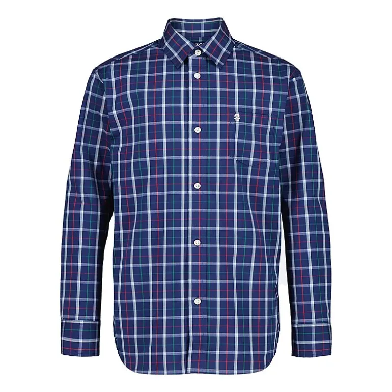 IZOD Little & Big Kid Boys Point Collar Long Sleeve Dress Shirt