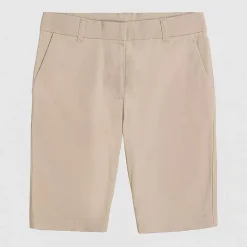 IZOD Little & Big Kid Girls Adaptive Stretch Fabric Adjustable Waist Adjustable Features Easy-on + Easy-off Bermuda Short