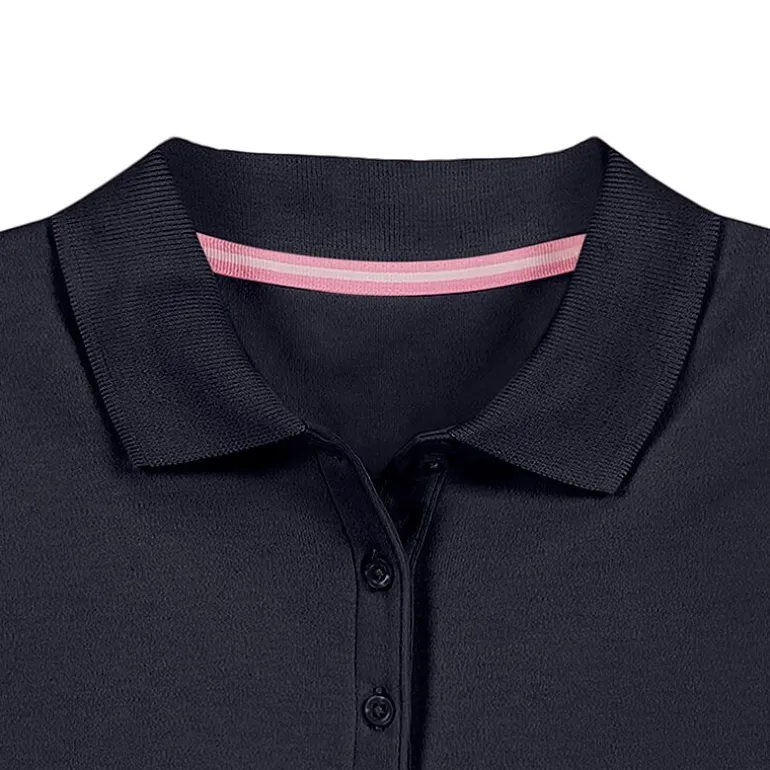 IZOD Little & Big Kid Girls Long Sleeve Regular Fit Stretch Fabric Polo Shirt