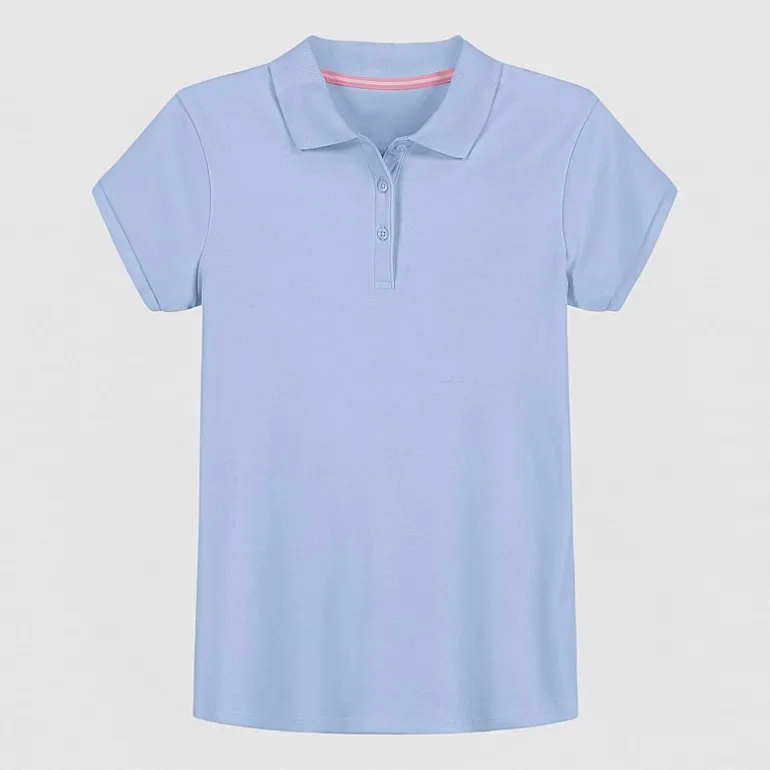 IZOD Little & Big Kid Girls Short Sleeve Regular Fit Polo Shirt